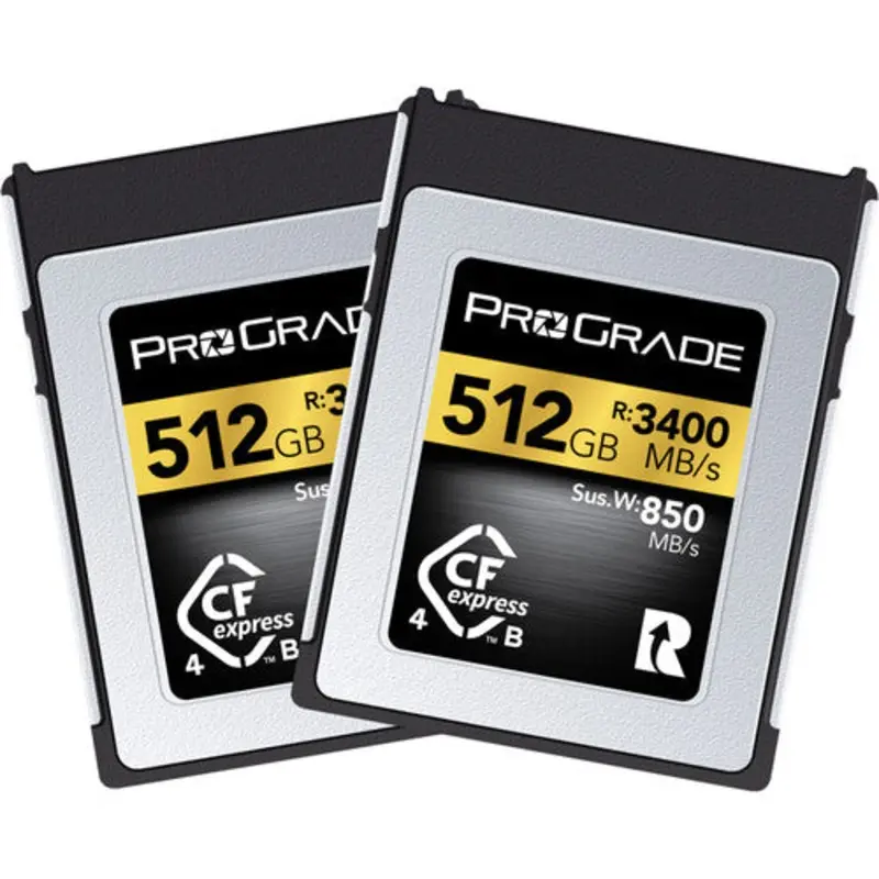 ProGrade Digital CFexpress Type B 4.0 Memory Card - 512GB (2-Pack)