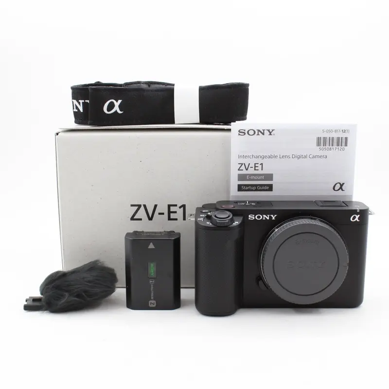 * OPEN BOX EXCELLENT * Sony ZV-E1 Mirrorless Camera (Body Only, Black)