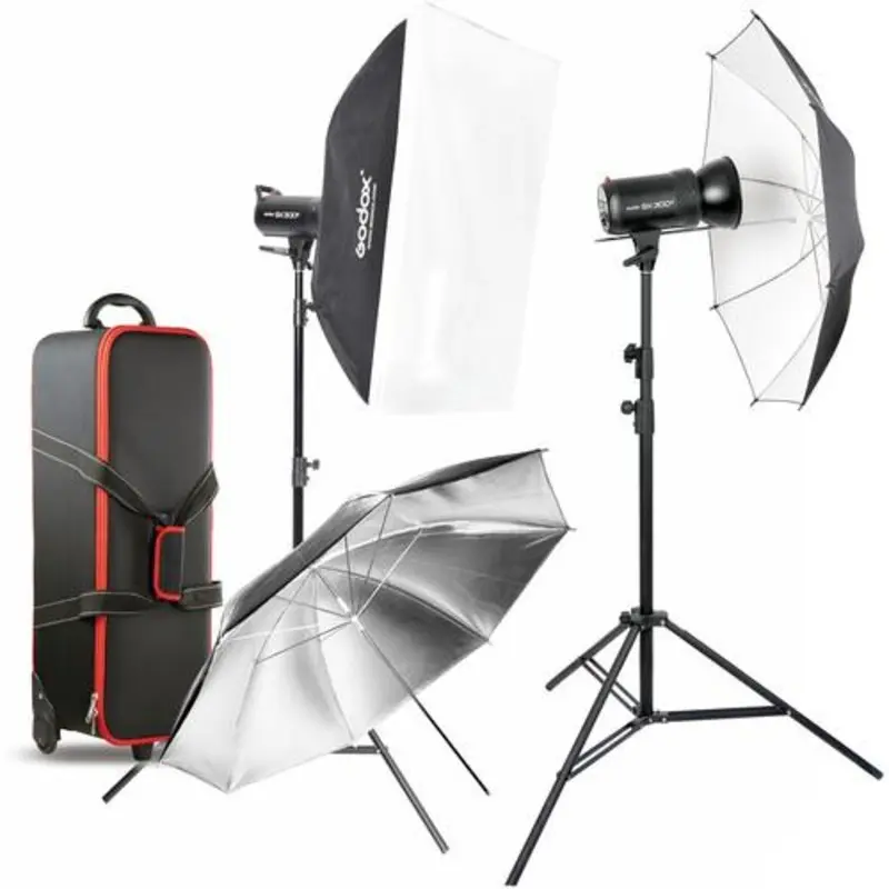 Godox SK300 II 2-Light Studio Flash Kit