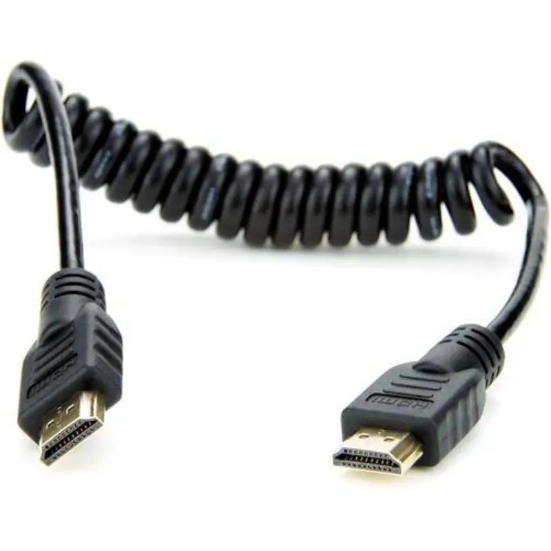 Atomos Full HDMI to Full HDMI Coiled Cable (11.8 to 17.7'')