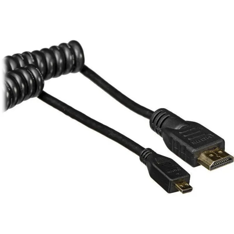 Atomos Micro to Full HDMI Coiled Cable (11.8-17.7'')
