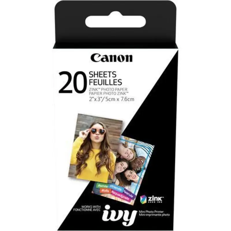 Canon ZINK Photo Paper Pack - 2x3" (20 Sheets)