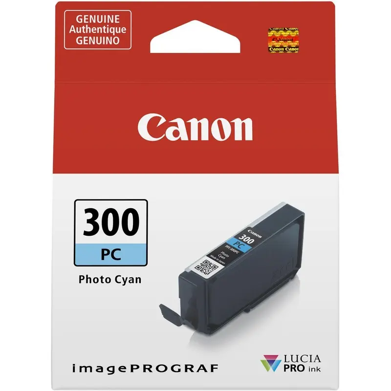 Canon LUCIA PRO PFI-300 PC (Photo Cyan) Ink Tank