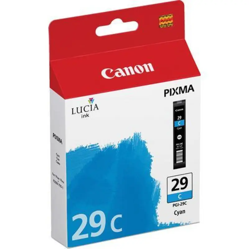 Canon PGI-29 Cyan Ink Cartridge - For Pixma Pro-1 Inkjet Printer