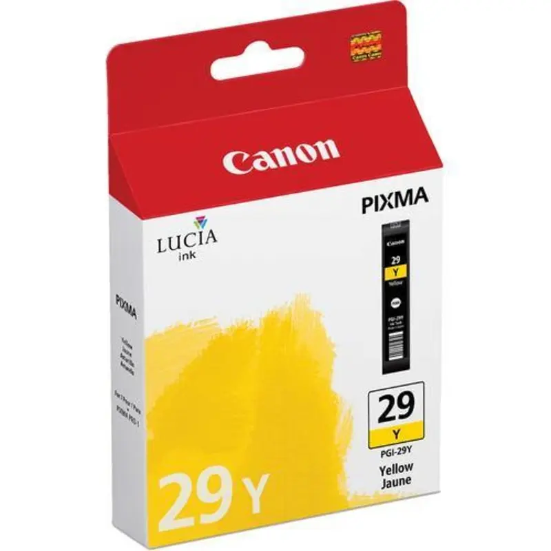 Canon PGI-29 Yellow Ink Cartridge - For Pixma Pro-1 Inkjet Printer