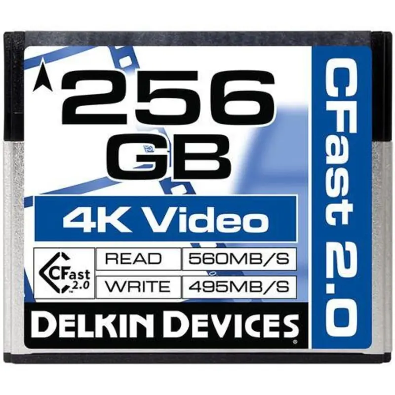 Delkin Devices CFast 2.0 Cinema Memory Card - 256GB