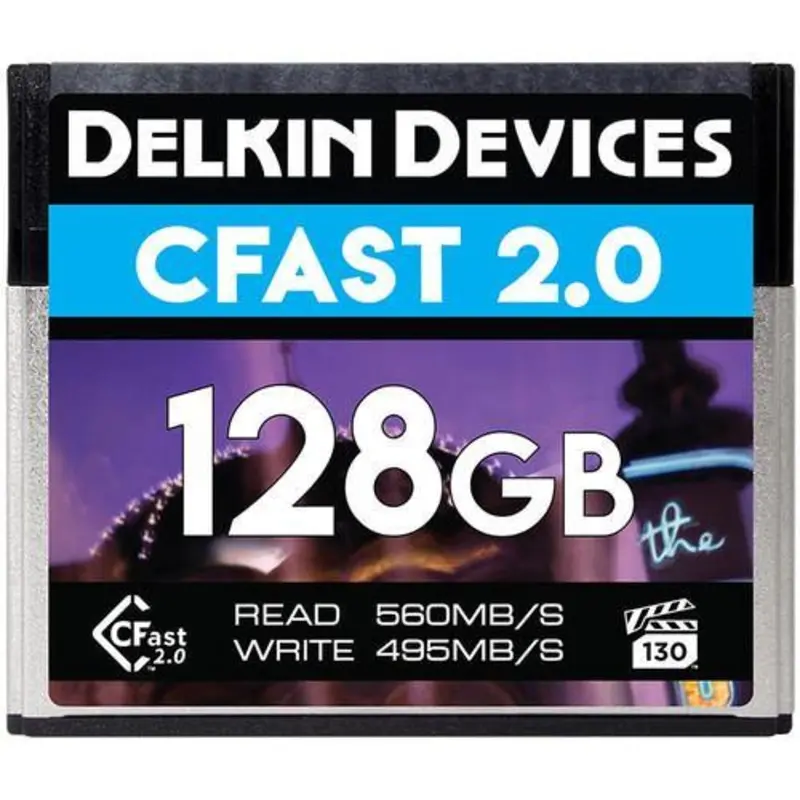 Delkin Devices CFast 2.0 Premium Memory Card - 128GB