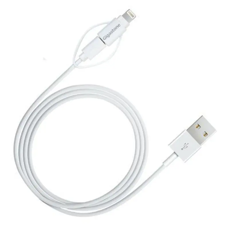 Gigastone Lightning / Micro USB to USB Cable