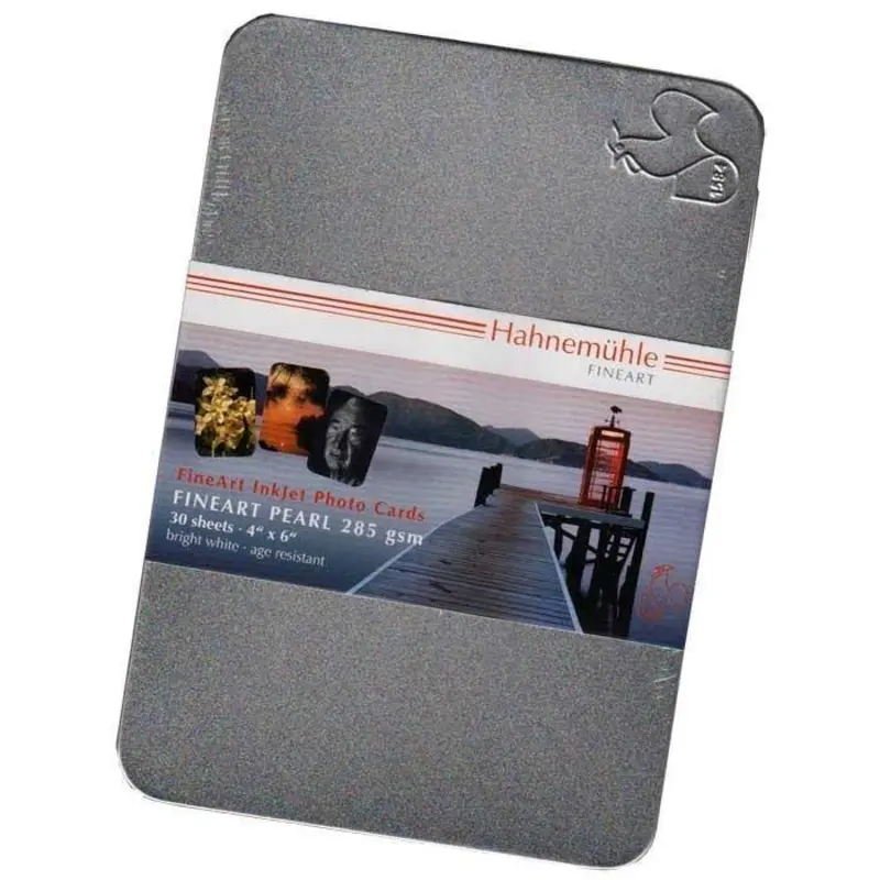 Hahnemuhle Fineart Pearl Paper 4 x 6'' - 30 Sheet Tin