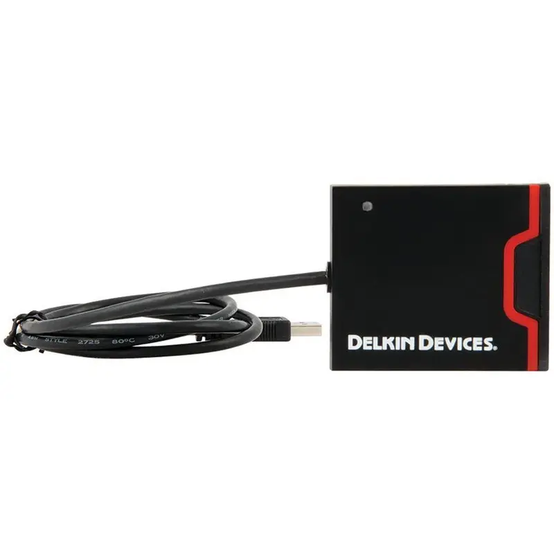 Delkin Devices Dual Slot SD UHS-II and CF USB 3.0 Memory Card Reader