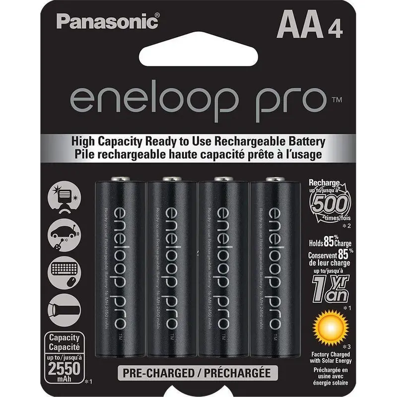 Eneloop XX Pro ''AA'' NiMH 2550mAh Rechargeable Battery (4 Pack)