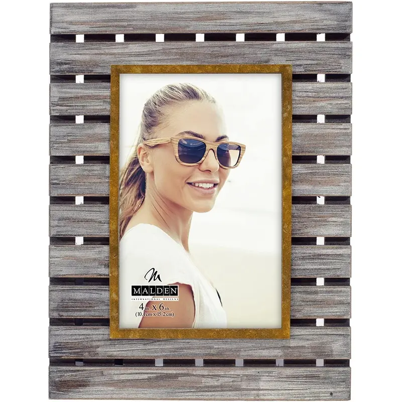 Malden 4x6 Plank w/ Metal Border