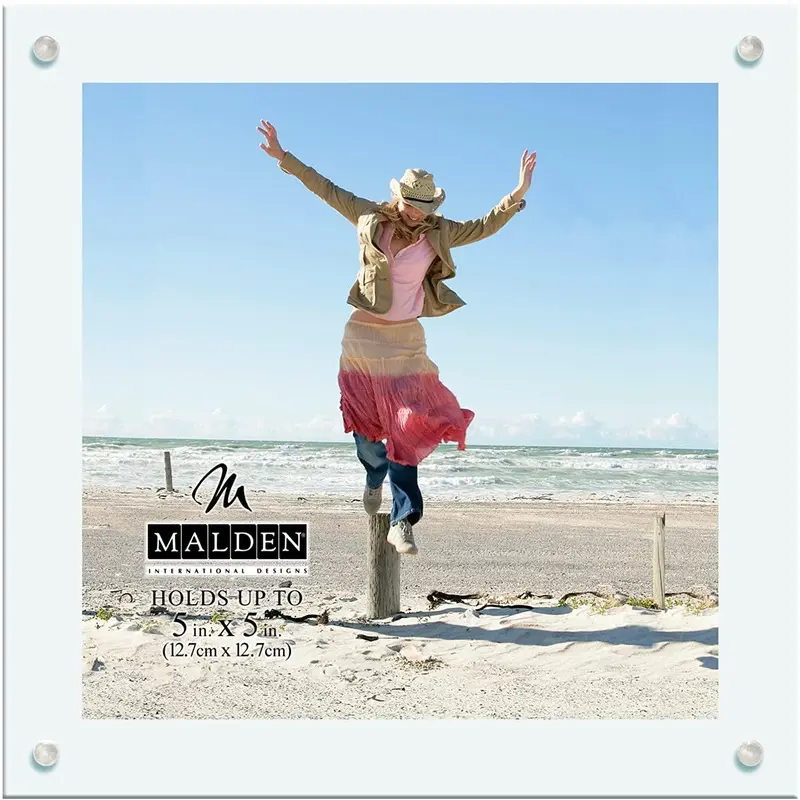 Malden 5x5 Infinity Picture Frame - White