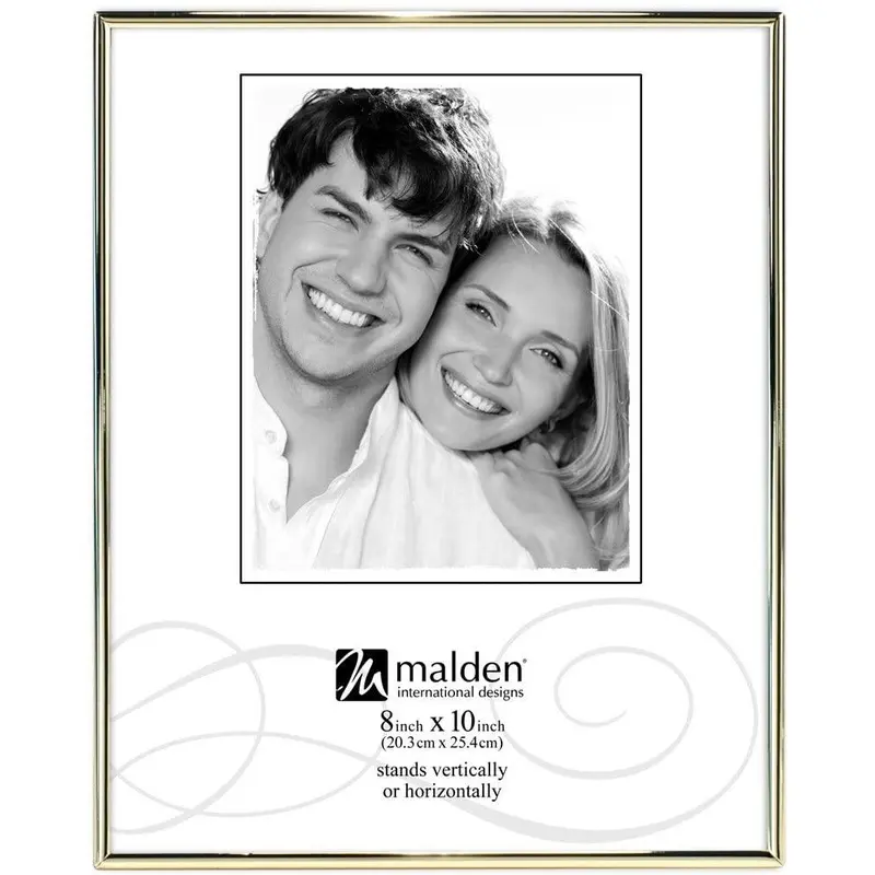 Malden 8x10 Narrow Frame - Brass