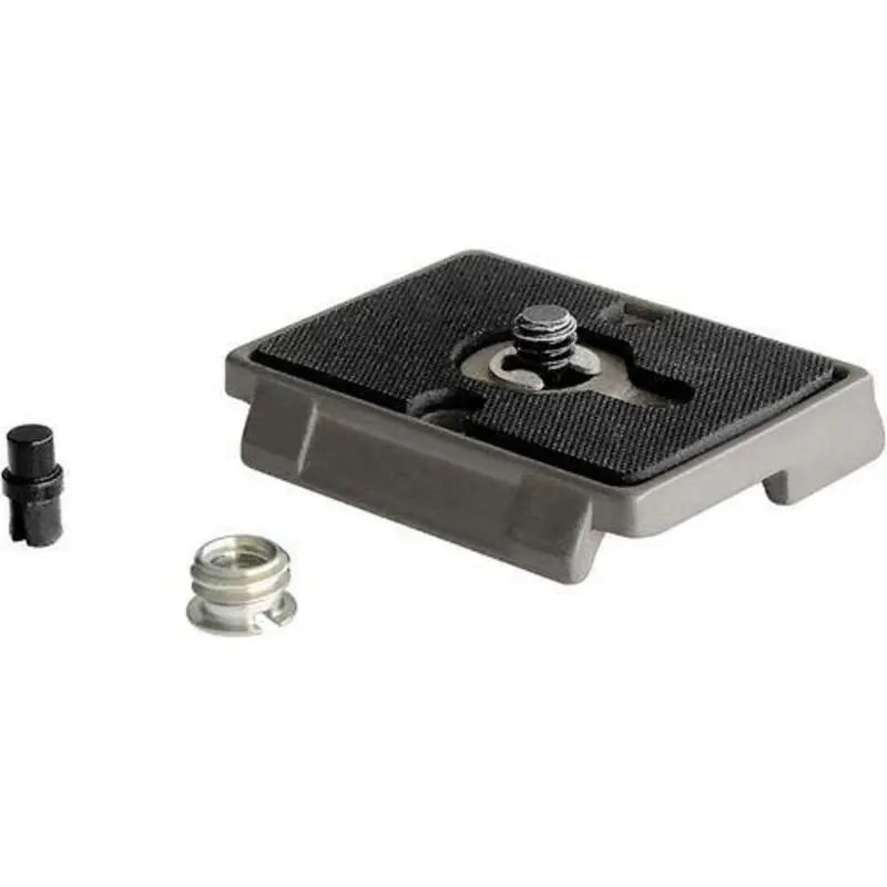 Manfrotto 200PL Quick Release Plate with 1/4''-20 Screw and 3/8'' Bushing Adapter