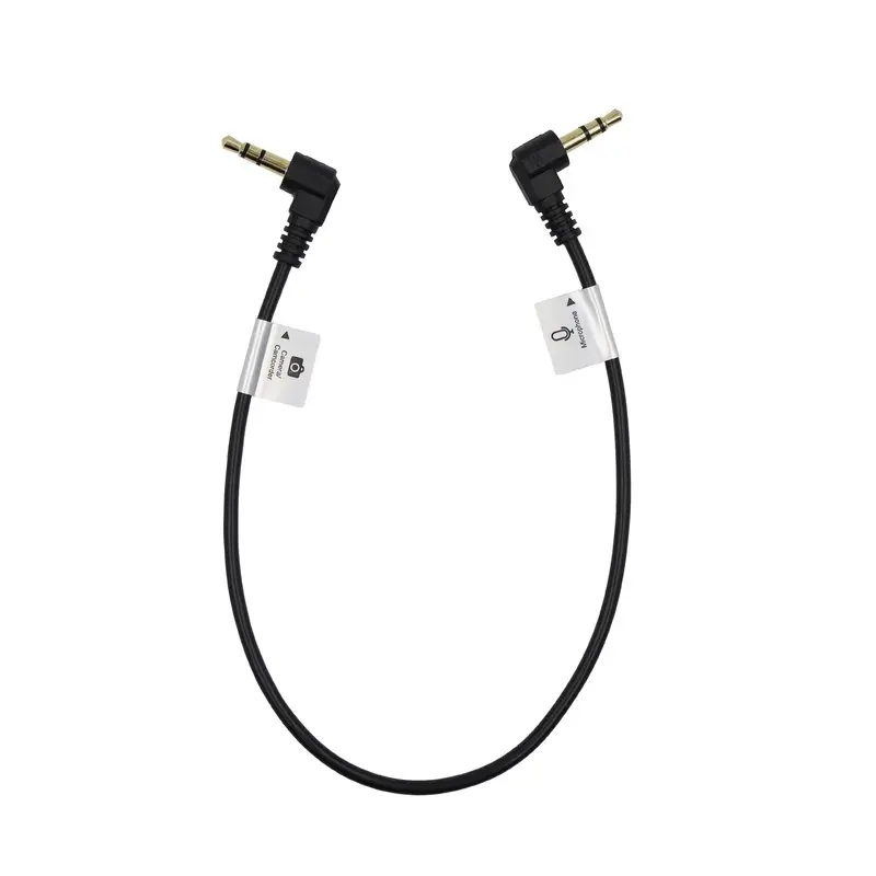 ProMaster Audio Cable 3.5mm TRS - TRS Right Angle - 1'