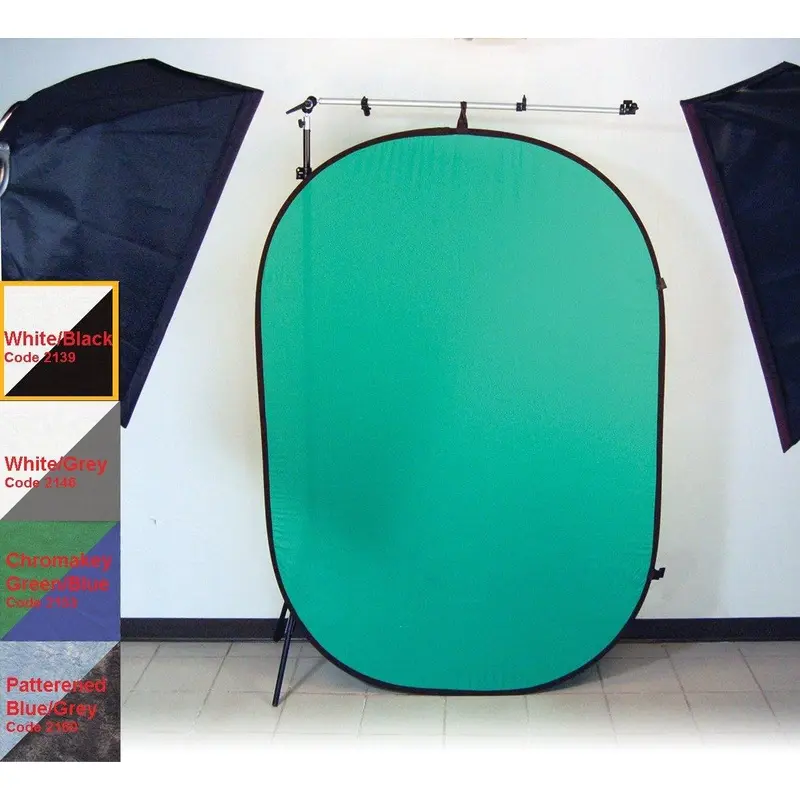 ProMaster Pop-Up Background - 6'x7' (Black/White)