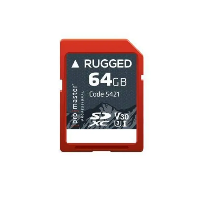 ProMaster Rugged SD Memory Card - UHS-I V30 - 64GB
