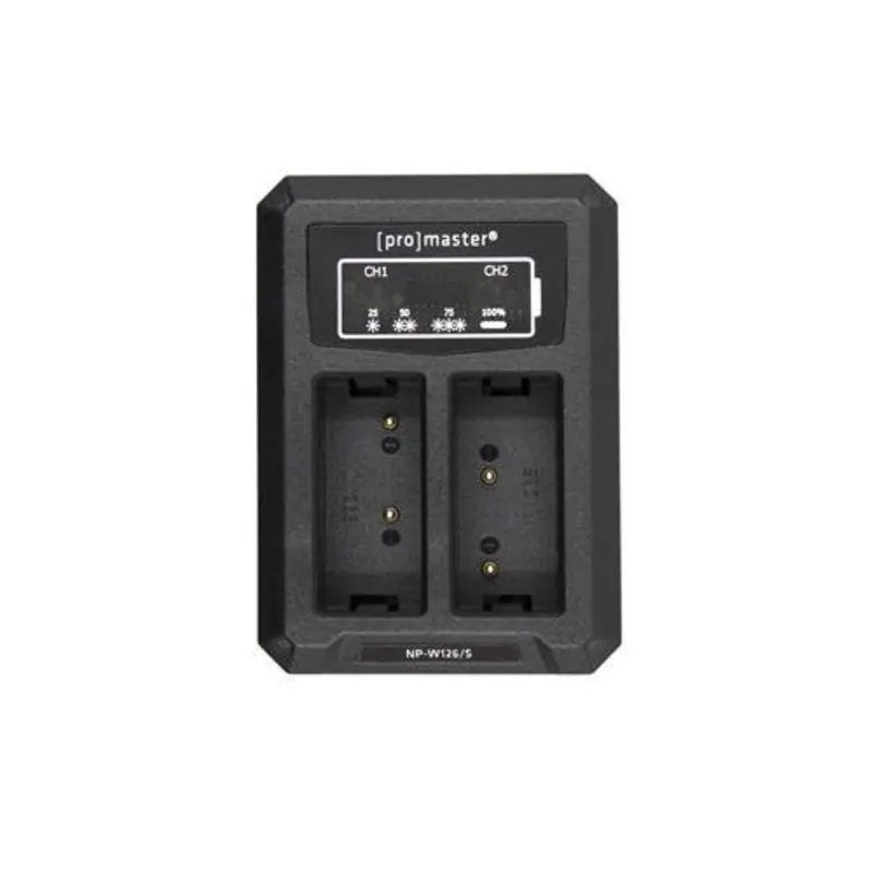 ProMaster Dually USB Charger for Fuji NPW-126S