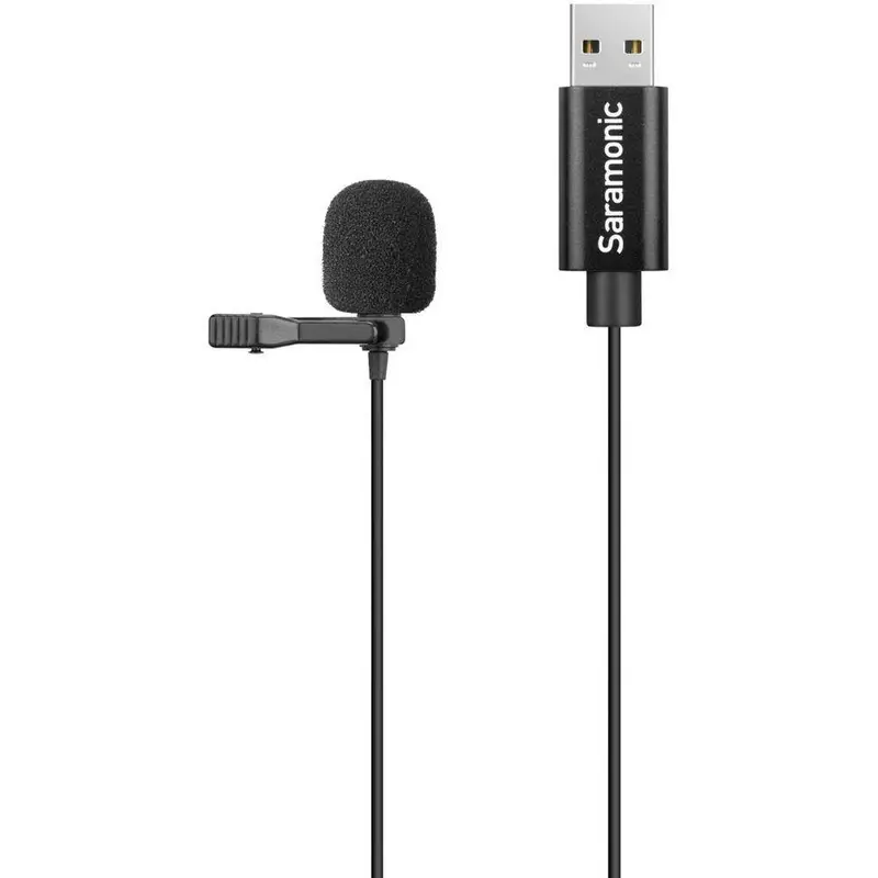 Saramonic SR-ULM10L Omnidirectional USB Lavalier Microphone (19.7' Cable)