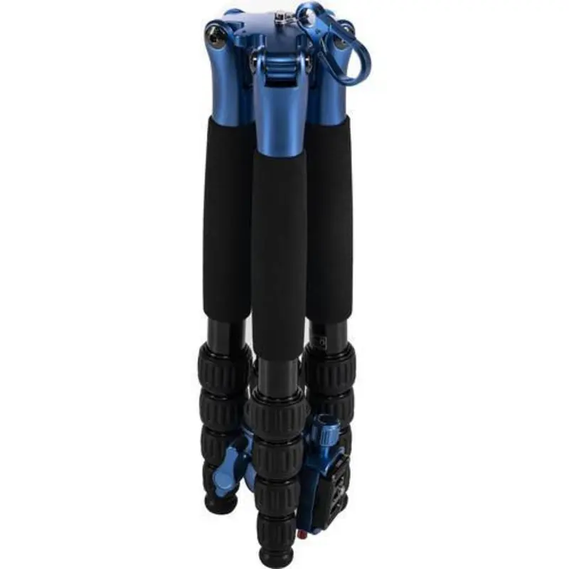 Sirui T-005BK T-0S Series Travel Tripod with B-00 Ball Head (Blue, Aluminum)