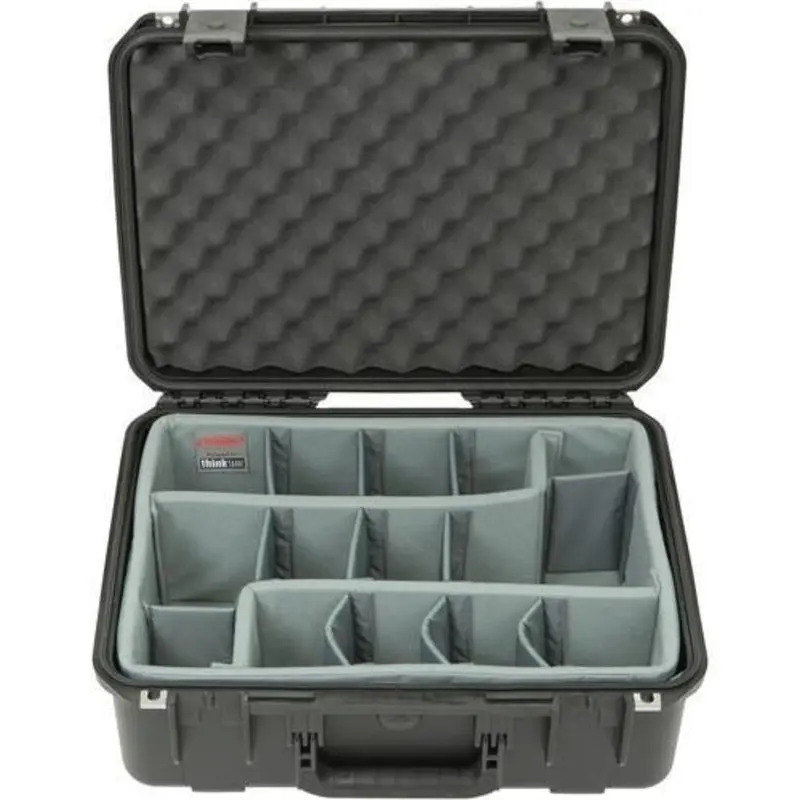 SKB iSeries 1813-7 Case with Think Tank Designed Photo Dividers & Lid Foam (Black)