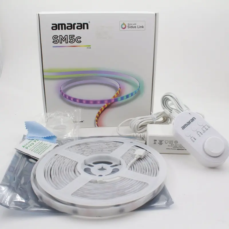 * OPEN BOX EXCELLENT * amaran SM5c LED Light Strip (16.4', Multicolor)