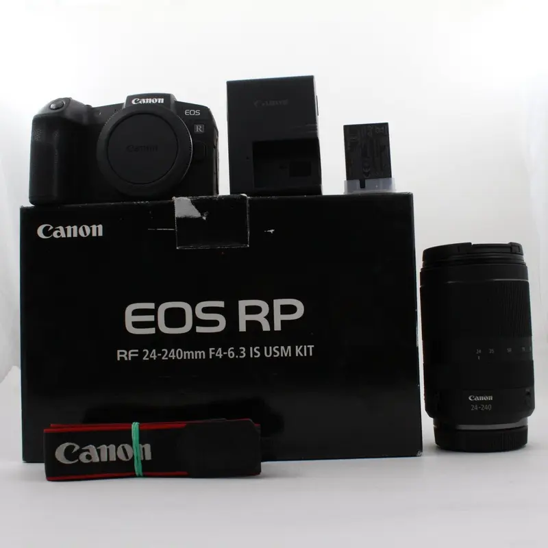 * USED * Canon EOS RP Body with RF 24-240mm f/4-6.3 IS USM Lens Kit Boxed