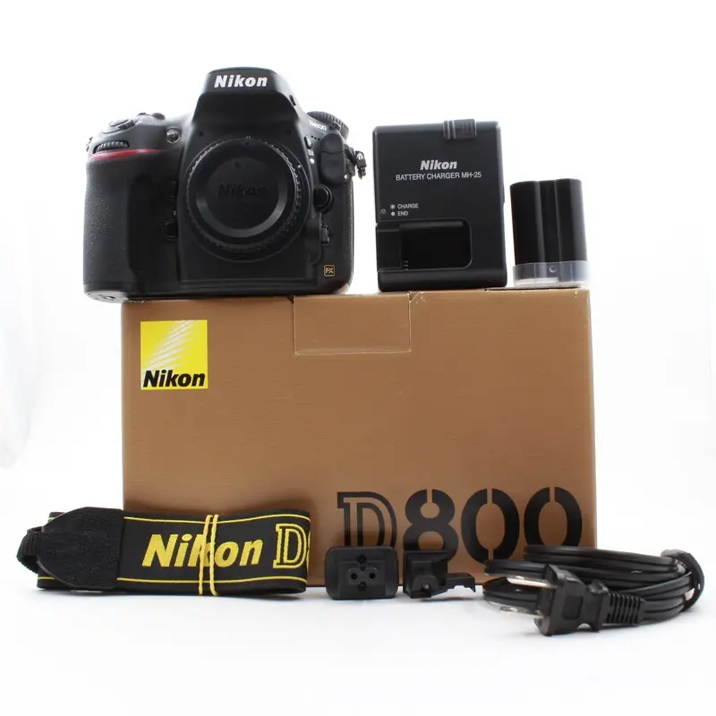 * USED * Nikon D800 DSLR Camera Body Only Boxed SHUTTER 1853