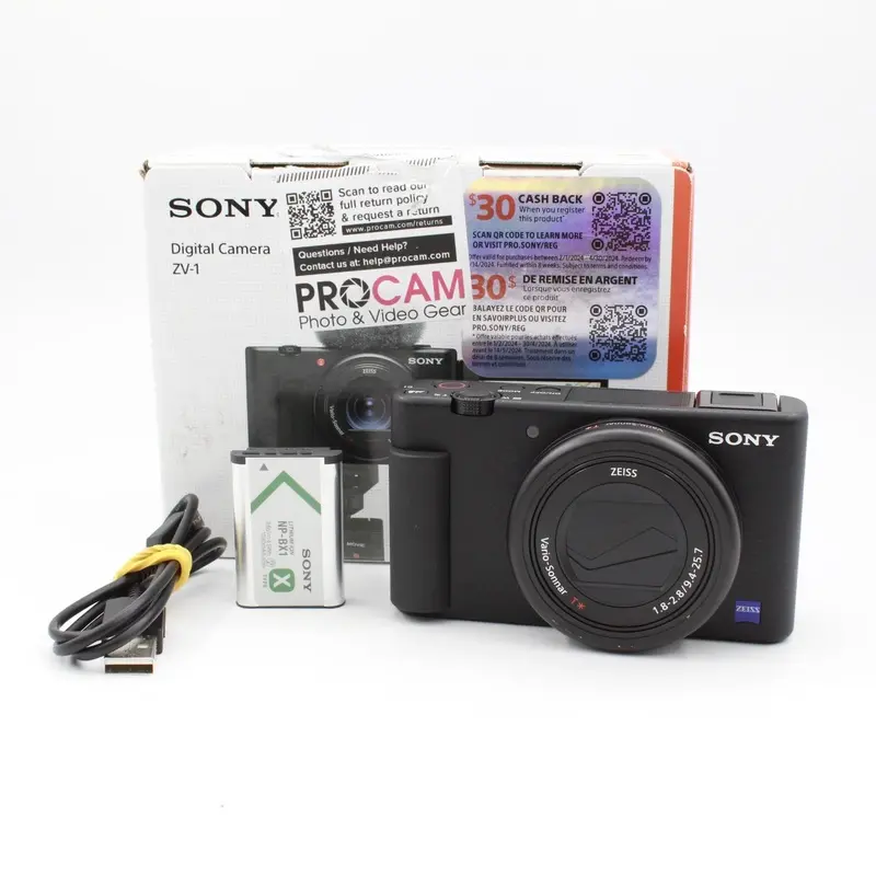 * OPEN BOX FAIR * Sony ZV-1 Digital Camera (Black)