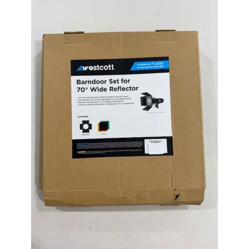 * OPEN BOX GOOD * Westcott Barndoor Set for 70 Wide Reflector