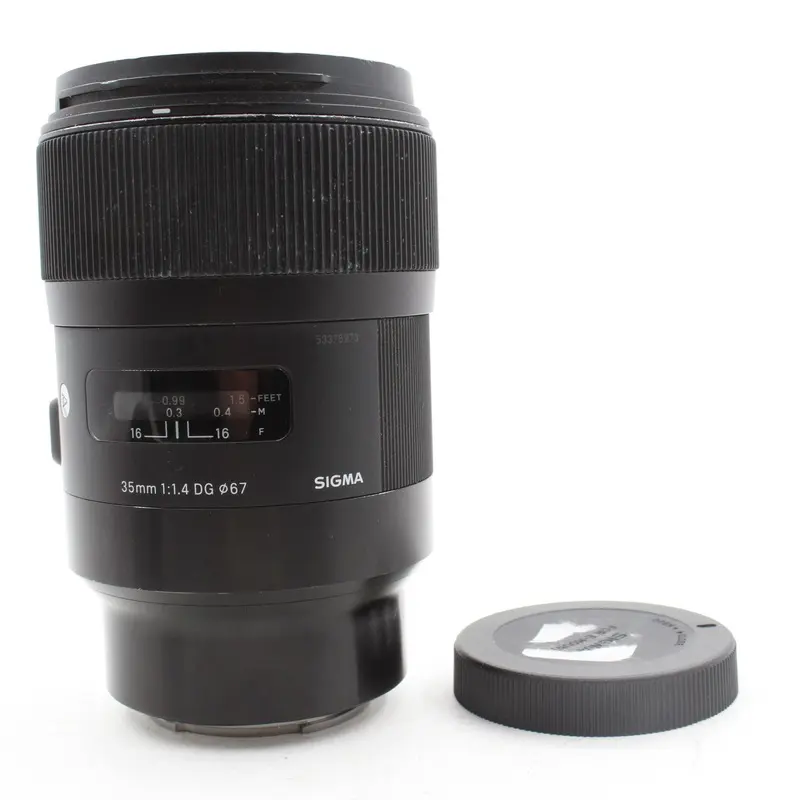 * USED * Sigma 35mm F1.4 DG Lens for Sony E