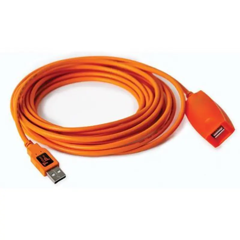Tether Tools TetherPro USB 3.0 Active Extension, 16' (Hi-Visibility Orange)