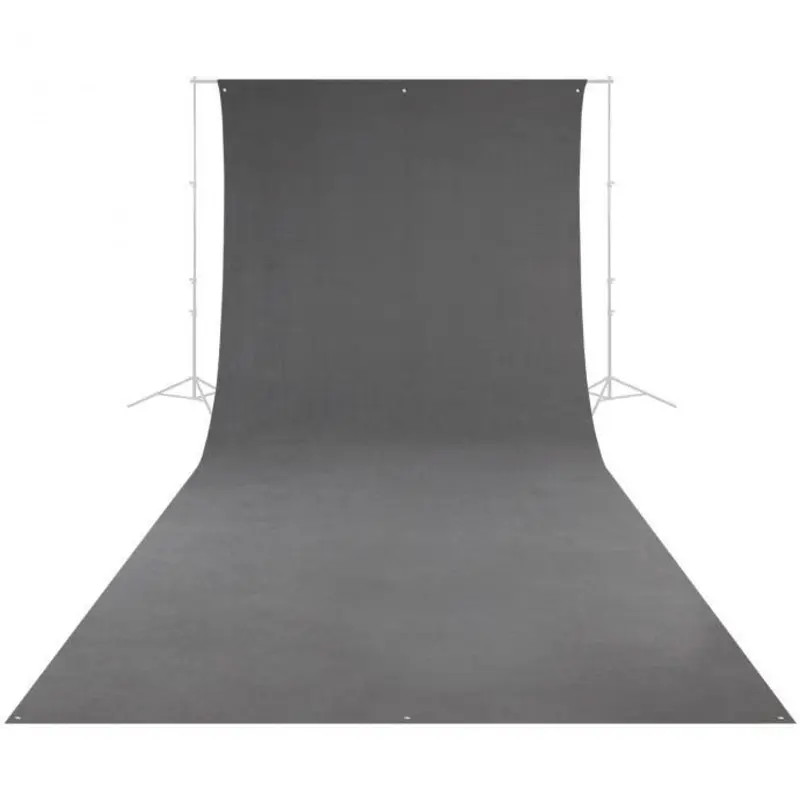 Westcott Wrinkle-Resistant Backdrop - Neutral Gray (9' x 20')
