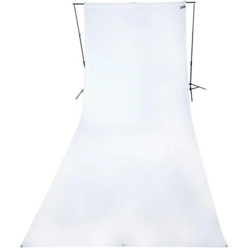 Westcott Wrinkle-Resistant Backdrop - High-Key White (9' x 20')