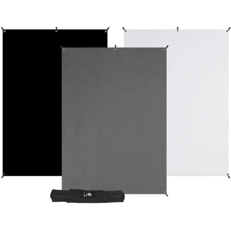 Westcott X-Drop 3-Pack Backdrop Kit (5' x 7')