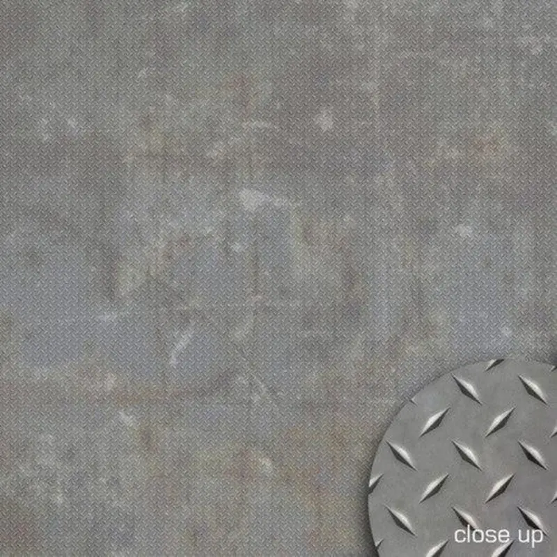 Savage Floor Drop 8 x 8' (Diamond Plate Grunge)