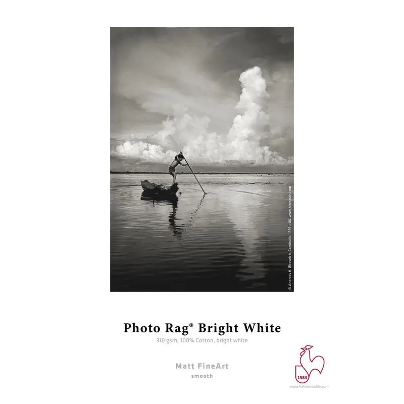 Hahnemuhle Photo Rag Bright White 13 x 19" Paper (310GSM, 25 Sheets)