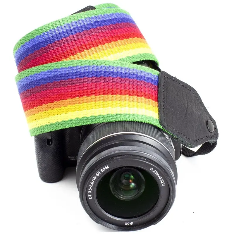 Perri's Leathers Ltd. 2" Cotton Camera Strap (Rainbow)