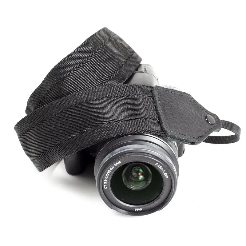 Perri's Leathers Ltd. 2" Padded Seatbelt Camera Strap (Black)