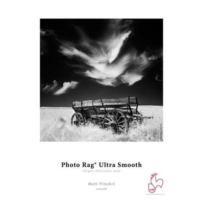 Hahnemuhle Photo Rag Ultra Smooth 13 x 19" Paper (25 Sheets)