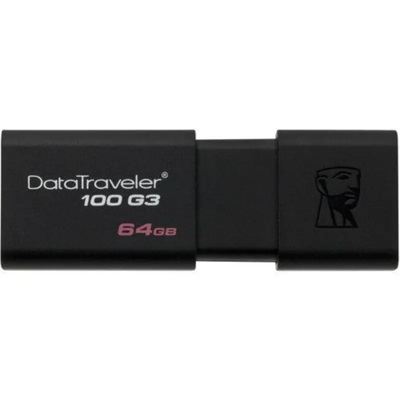 Kingston Data Traveler 100 G3 USB 3.0 Flash Drive - 64GB