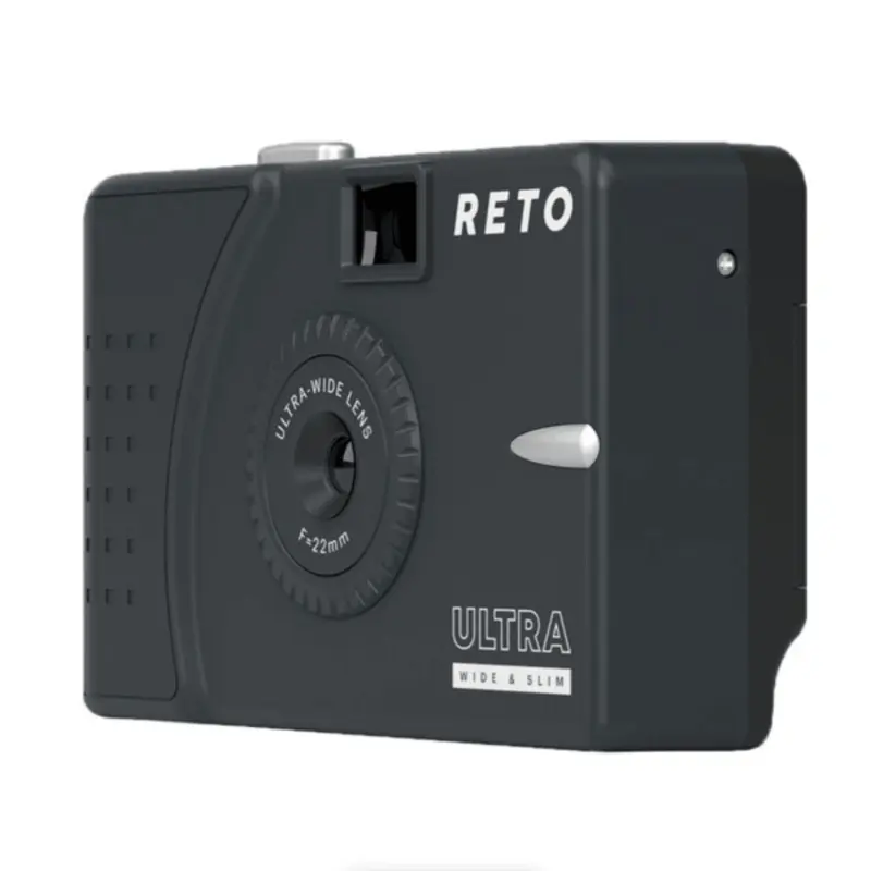 Reto Project Ultra-Wide & Slim 35mm Film Camera (Charcoal)