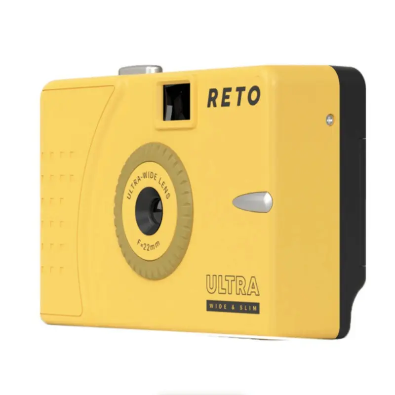 Reto Project Ultra-Wide & Slim 35mm Film Camera (Yellow)