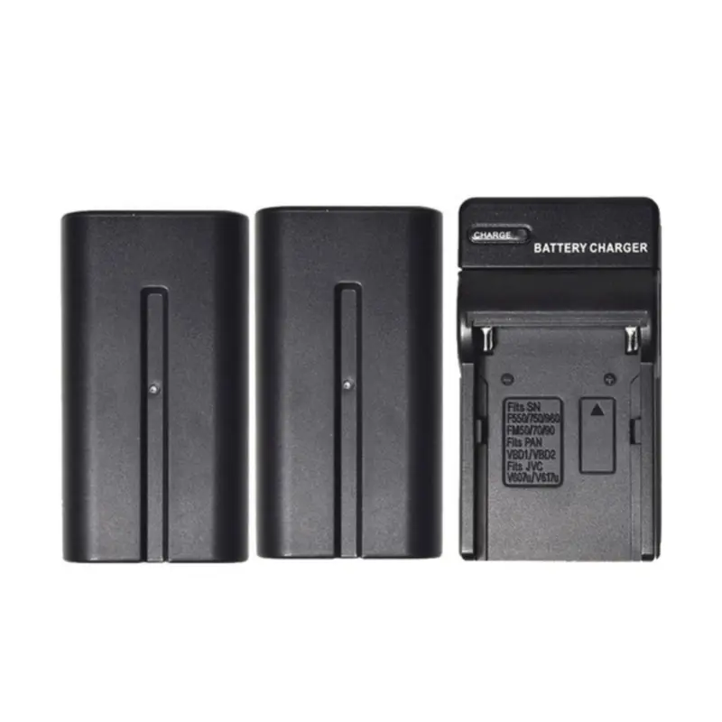 Savage 2-Pack of NP-F970 Lithium-Ion Batteries with Charger