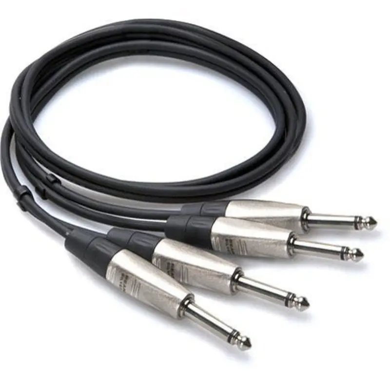Hosa Pro stereo Dual 1/4'' to Dual 1/4'' Cable