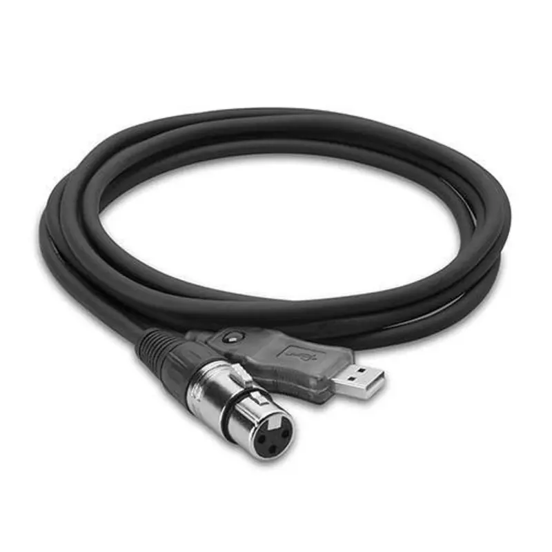 Hosa Tracklink Microphone XLR Female to USB Interface Cable - 10'