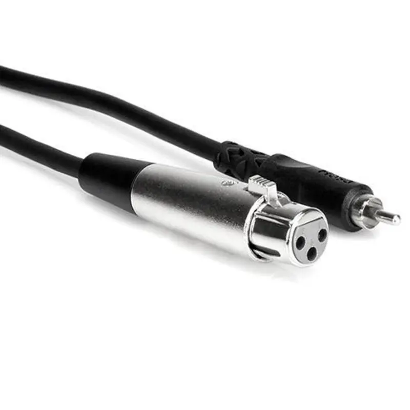 Hosa XLR Female to RCA Male Audio Interconnect Cable - 10'