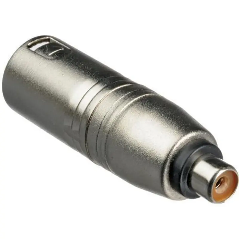 Hosa GXM133 Female RCA to Male 3-Pin XLR Adapter