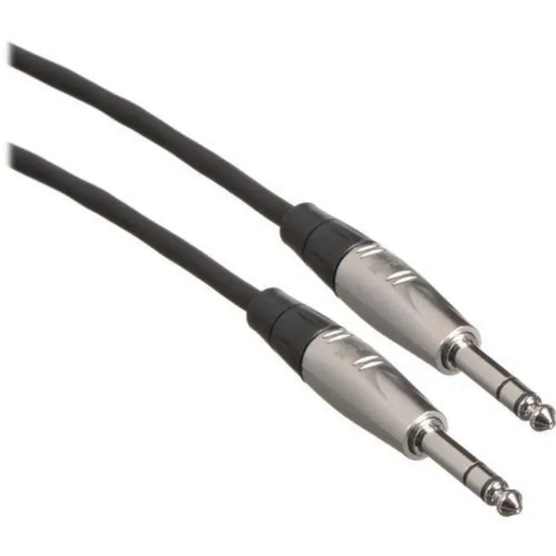 Hosa HSS-003 Balanced 1/4'' TRS Male to 1/4'' TRS Male Audio Cable (3')